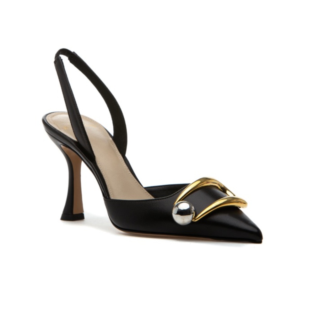 Alexandre Birman Black and Two Tone Sling Backs